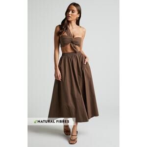 Showpo Brown Skirt Set